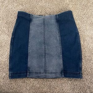 Free people Jean skirt